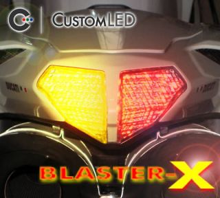 848, 1098, 1198 Tail Light, Integrated Amber Turn Signals, Superbike