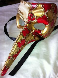 Genuine Nose (Nasone)   Big Beak Venetian Mardi Gras Mask   masque de