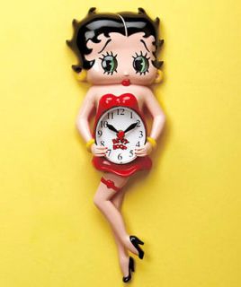 Newly listed Betty Boop Animated Clock