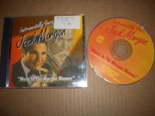 JACK MORGAN INSTRUMENTALLY YOURS CD HAND SIGNED JAZZ