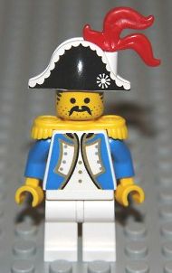 LEGO vtg Pirate ORIGINAL IMPERIAL SOLDIER GOVERNOR Minifig Minifigure