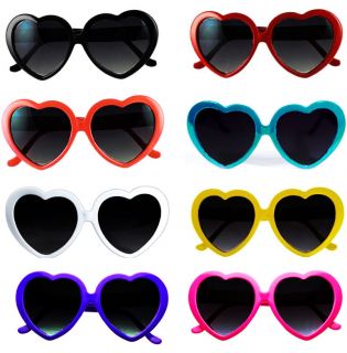 Retro Love heart shape Lolita sunglasses fasion Fancydress Party