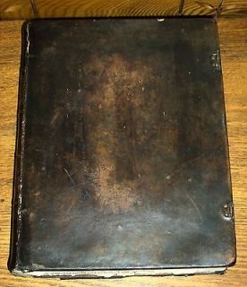 Antique German Bible   Leather Cover