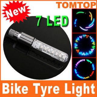 Cycling Bicycle Bike Spoke Wire Tire Flash LED Light Wheel Motorcycle