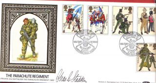 GB. FDC. BENHAM BLS4 WITH 1983 MILITARY ISSUE TIED TO COVER C C