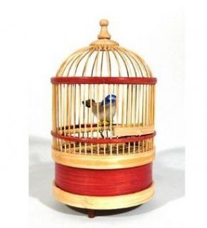 Singing Bird in Cage Retro Remake Wind Up disney style snow white toy
