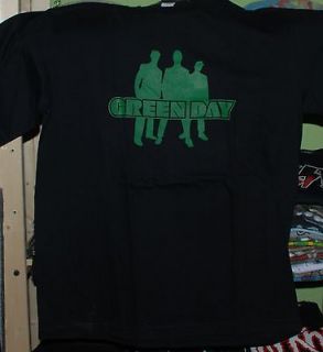 Green Day Large black T Shirt New rare The Network Pinhead