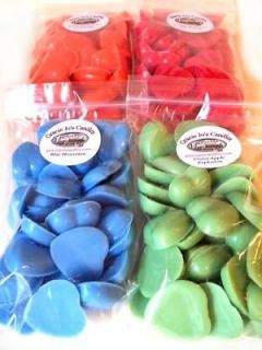 Wax Melts Soy Tarts 60 pc Hearts Fruit Citrus Scents Candle Fragrance