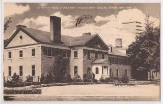 Geneva New York Postcard William Smith College Comstock House Dorm