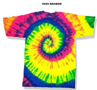 NEW TIE DYE T SHIRTS MULTICOLOR ADULT SIZE HANES