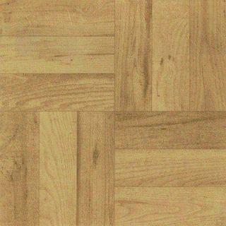 BIRCH wood PARQUET self STICK adhesive VINYL floor TILES   40 pcs 12