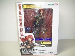 Marvel Bishoujo Statue Black Widow Covert Ops Grey Costume Limited Ed