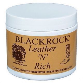 NEW Blackrock Leather n Rich Cleaner Conditioner 4 oz.