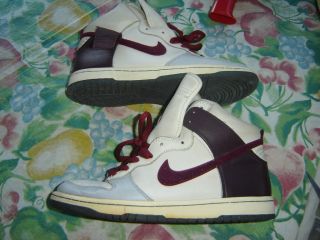 VTG Nike Dunk High 309432 062 neutral grey deep garnet sail SNEAKERS