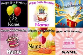 PERSONALISED BIRTHDAY FRIDGE MAGNETS ANY AGE GIFT/PRESENT 1 6
