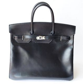 black box HAC 36 CM PallHW shopper BAG handbag purse BIRKIN #3078