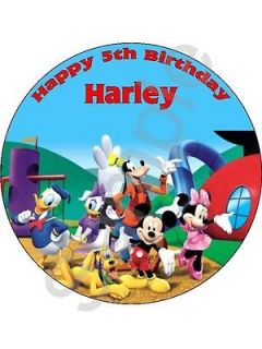 Mickey Mouse Clubhouse 7.5 birthday cake topper on icing