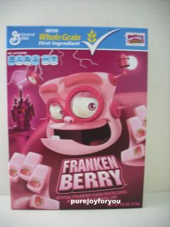 General Mills FRANKEN BERRY Strawberry Flavored Marshmallow Cereal