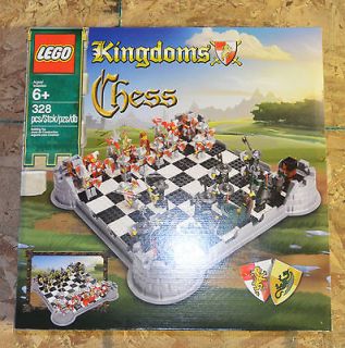 NISB + Lego KINGDOMS Chess set 853373 28 minifigures Knights Wizards