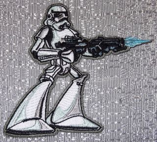 STAR WARS Storm Trooper Firing Blaster Embroidered PATCH