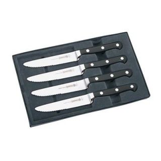 Mundial 5100 Series Black 4 Piece 5 Steak Knife Set 5130 5E