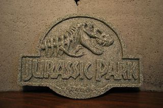 Movie Prop Replica  Jurassic Park Plaque Resin Replica Art Decor