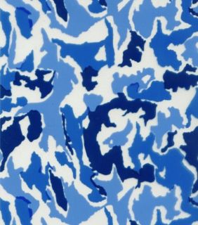 Blue Camo Water Transfer Printing Hydrographic Film Came Design