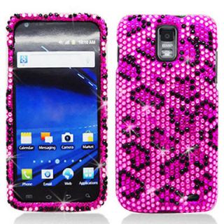 samsung galaxy s2 case bling bling leopard