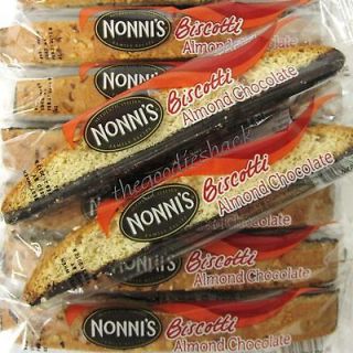 25 Nonnis Almond Chocolate Biscotti Cookies, Italian Style Recipe