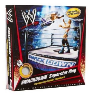 WWE Smackdown Superstar Ring Pro Tension Technology Spring Mat New 6+