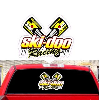 Ski Doo window rev XP MX  Z RENEGADE SUMMIT FREESTYLE GSX DECALS