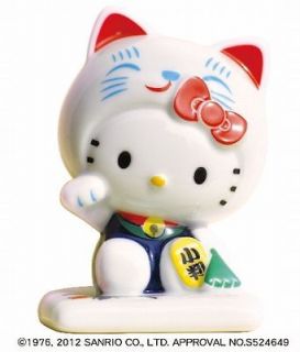 Hello Kitty Imari Yaki Manekineko Lucky Cat Hand Made from Japan Best