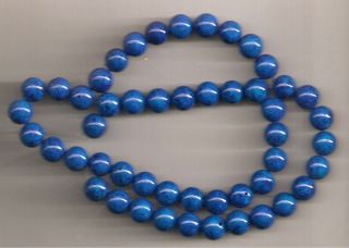 16 strand BLUE RIVER STONE Rock Beads 8mm