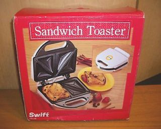 Swift TSK 245 White Sandwich Toaster Panini Grilled Cheese Maker