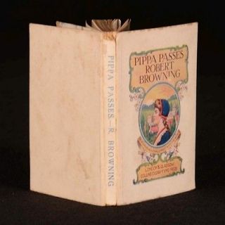 Pippa Passes by Robert Browning Miniature Play Charles Pears Endpapers
