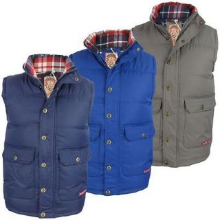 Mens Tokyo Laundry Clifton Gilet/ Body Warmer Hoodie Jacket Coat