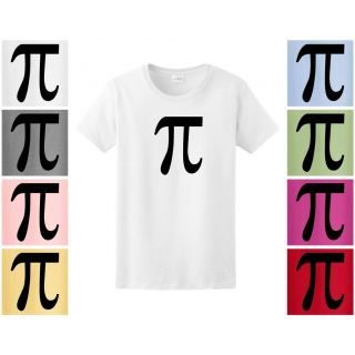 Shirt Greek Letter Pi Math Symbol College Sweatshirt Tee RS 04