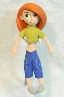 plush body vinyl head 9 KIM POSSIBLE Doll Disney stuffed