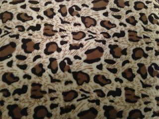 Queen blanket Super Soft Brown Black Leopard animal Print Microfiber