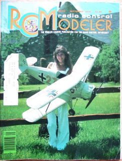 1978 RC MODELER Magazine Jungmeister MH 17 RC Helicopter Cobra 21 boat