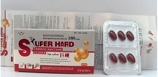 SuperHard for men strong erection 6 pills