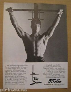 1982 Soloflex Body Building Equipment / Salem Cigarette Color AD