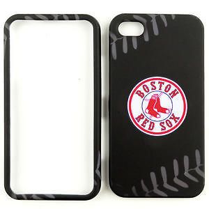 Boston Red Sox Faceplate Case Cover For Apple iPhone 4 4S CDMA
