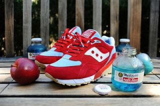 PYS x Saucony Shadow 6000   Blue Apple red / blue size 10.5