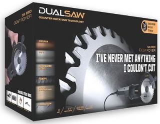 CS 650 DualSaw Destroyer Counter Rotating Dual Blade Technology New In