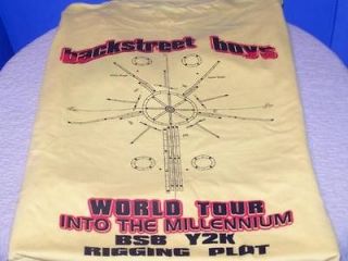 BACKSTREET BOYS 1999 World Concert Tour T Shirt XL New