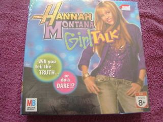 Hannah Montana Girl Talk Board Game by Milton Bradley New Sealed