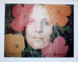 Brigid Polk (Brigid Berlin) unique Andy Warhol flower Portrait