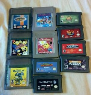 Nintendo Game Boy LOT The Simpsons Night of the Living Treehouse of