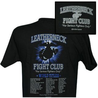LEATHERNECK FIGHT CLUB MARINE CORPS 2 SIDED SHIRT
